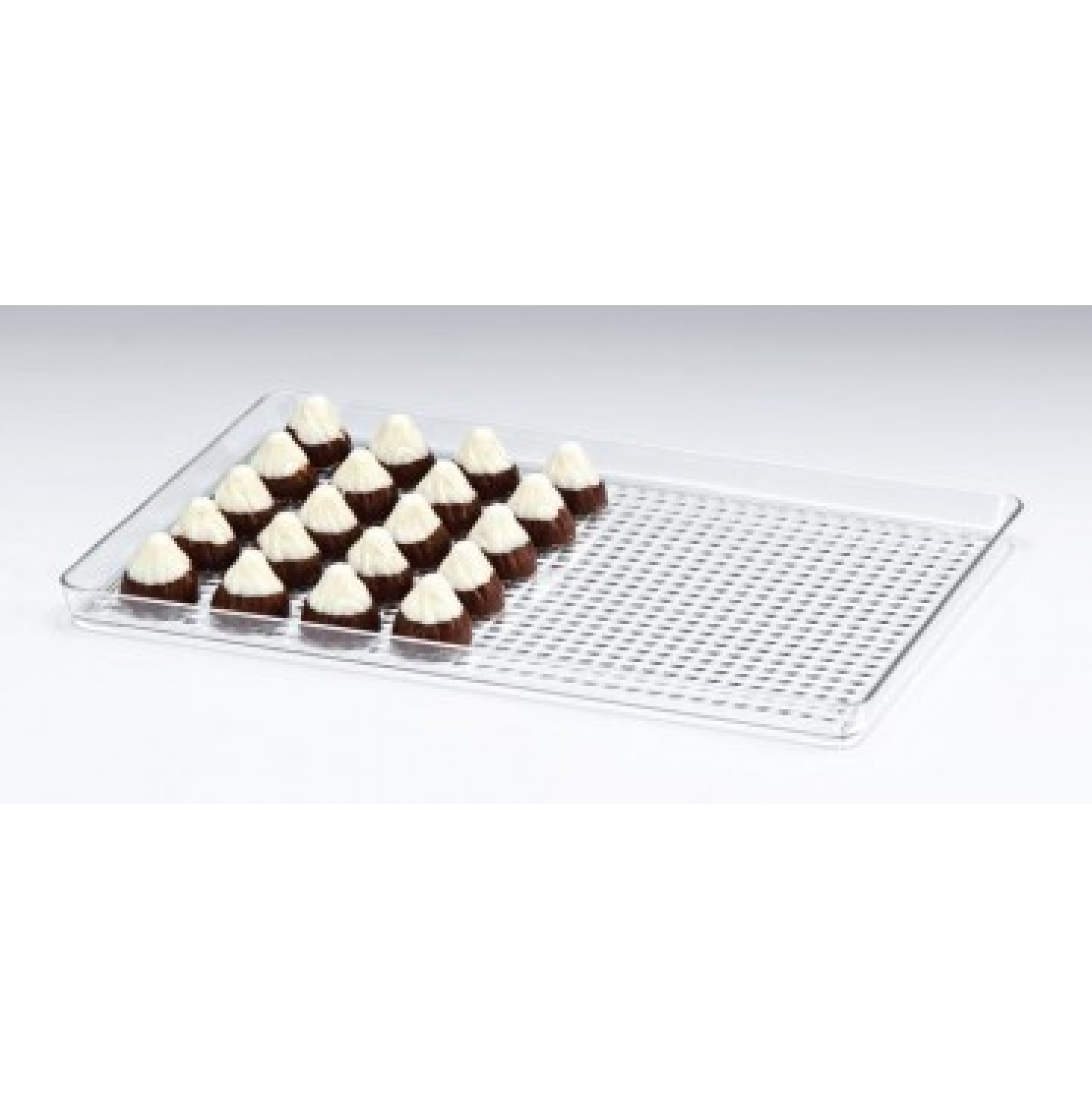 POLYCARBONAT ÇİKOLATA TEŞHİR TEPSİ 20 X 30 Cm
